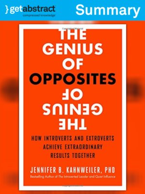 cover image of The Genius of Opposites (Summary)